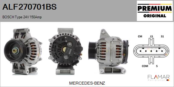 Generator / Alternator ALF270701BS FLAMAR