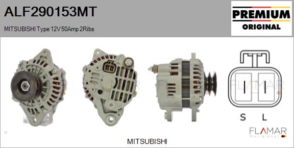 Generator / Alternator ALF290153MT FLAMAR
