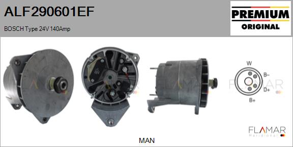 Generator / Alternator ALF290601EF FLAMAR