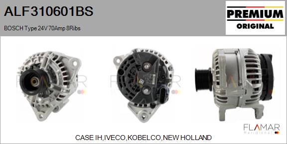 Generator / Alternator ALF310601BS FLAMAR