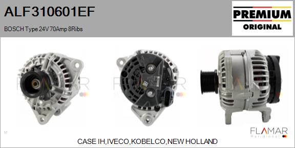 Generator / Alternator ALF310601EF FLAMAR