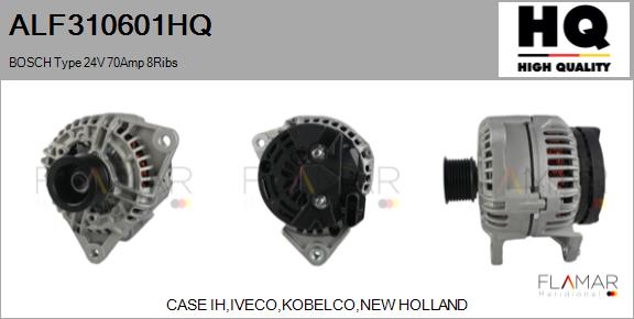 Generator / Alternator ALF310601HQ FLAMAR