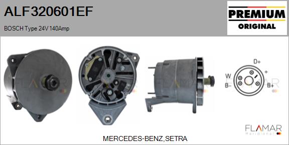 Generator / Alternator ALF320601EF FLAMAR