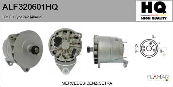 Generator / Alternator ALF320601HQ FLAMAR
