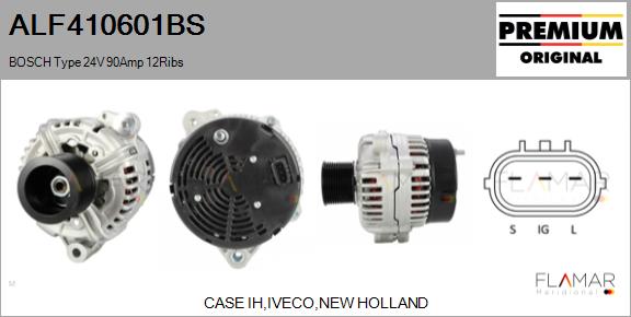 Generator / Alternator ALF410601BS FLAMAR