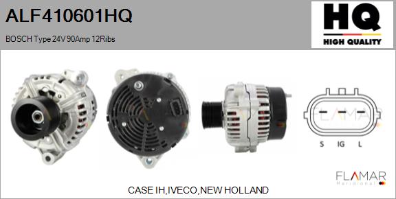Generator / Alternator ALF410601HQ FLAMAR