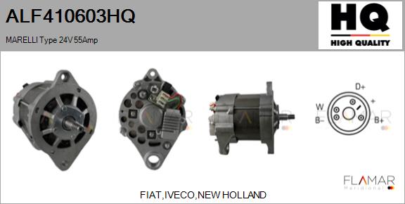 Generator / Alternator ALF410603HQ FLAMAR