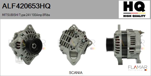 Generator / Alternator ALF420653HQ FLAMAR
