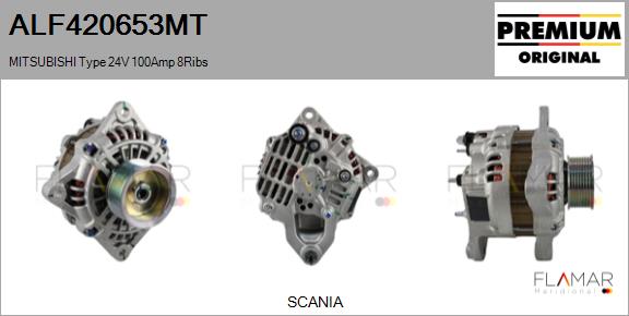 Generator / Alternator ALF420653MT FLAMAR