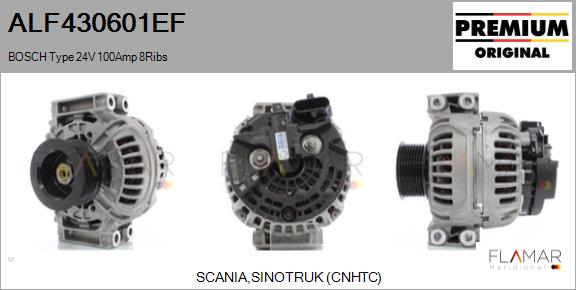 Generator / Alternator ALF430601EF FLAMAR