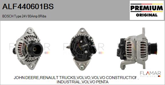 Generator / Alternator ALF440601BS FLAMAR