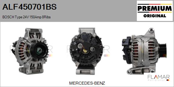 Generator / Alternator ALF450701BS FLAMAR