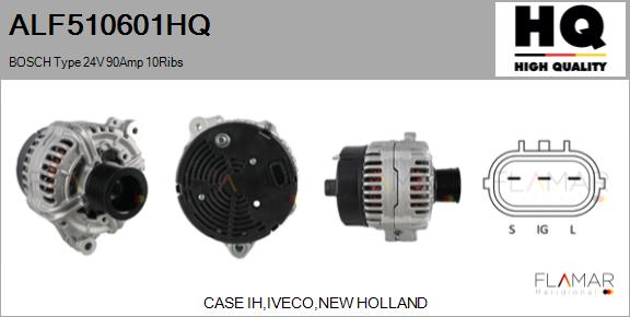 Generator / Alternator ALF510601HQ FLAMAR