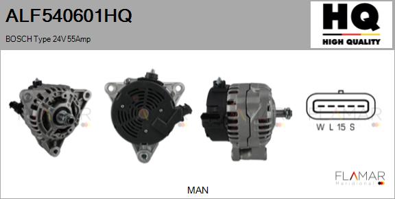 Generator / Alternator ALF540601HQ FLAMAR