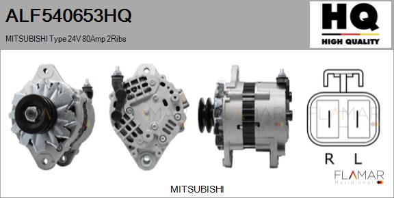 Generator / Alternator ALF540653HQ FLAMAR