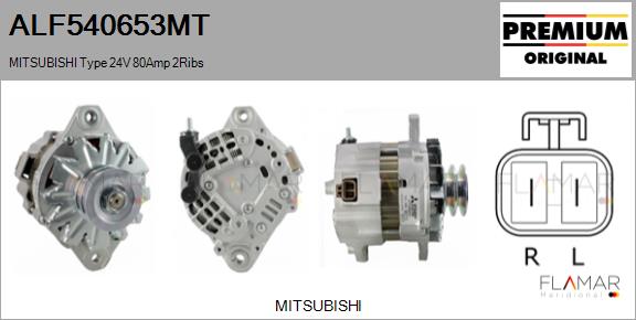 Generator / Alternator ALF540653MT FLAMAR