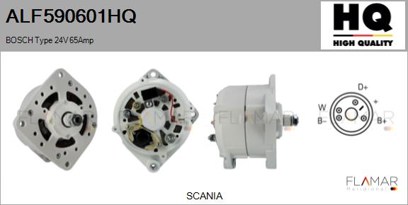 Generator / Alternator ALF590601HQ FLAMAR