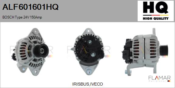 Generator / Alternator ALF601601HQ FLAMAR