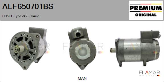 Generator / Alternator ALF650701BS FLAMAR
