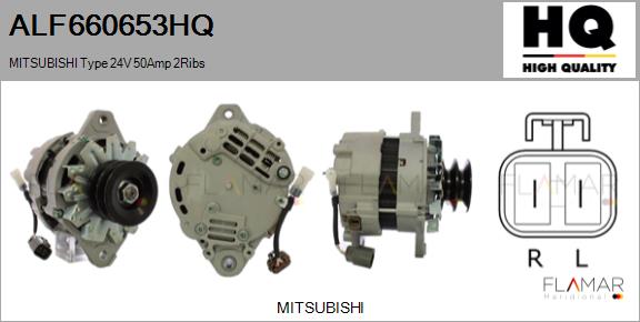 Generator / Alternator ALF660653HQ FLAMAR