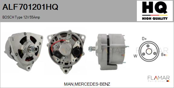 Generator / Alternator ALF701201HQ FLAMAR