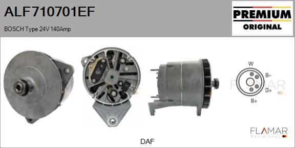 Generator / Alternator ALF710701EF FLAMAR