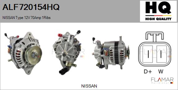 Generator / Alternator ALF720154HQ FLAMAR