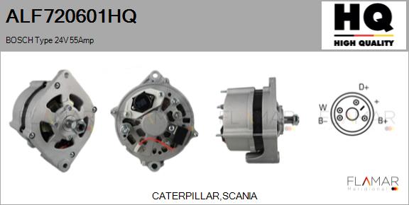 Generator / Alternator ALF720601HQ FLAMAR