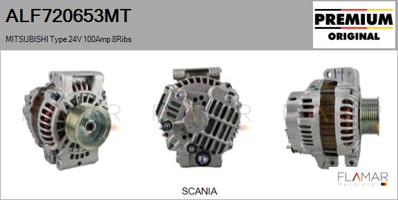 Generator / Alternator ALF720653MT FLAMAR