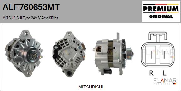 Generator / Alternator ALF760653MT FLAMAR