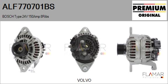 Generator / Alternator ALF770701BS FLAMAR