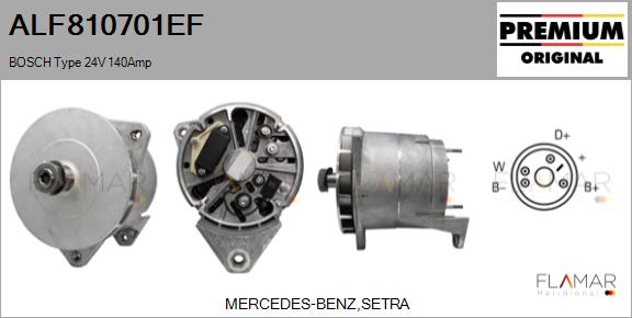 Generator / Alternator ALF810701EF FLAMAR