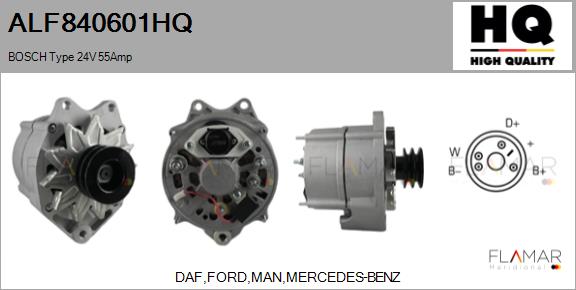 Generator / Alternator ALF840601HQ FLAMAR