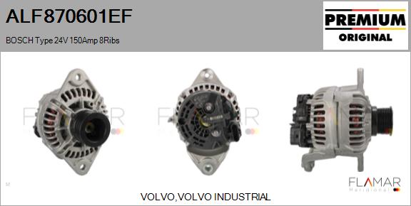 Generator / Alternator ALF870601EF FLAMAR