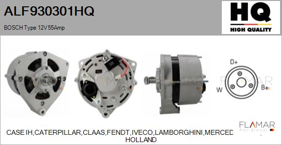 Generator / Alternator ALF930301HQ FLAMAR