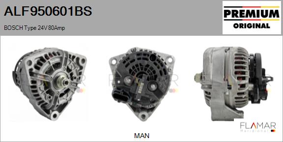 Generator / Alternator ALF950601BS FLAMAR