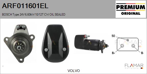 Starter ARF011601EL FLAMAR