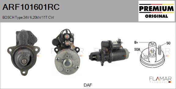 Starter ARF101601RC FLAMAR