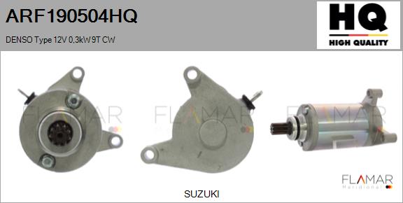 Starter ARF190504HQ FLAMAR