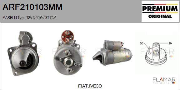 Starter ARF210103MM FLAMAR