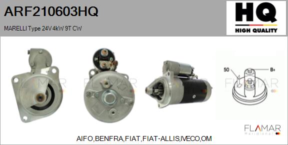 Starter ARF210603HQ FLAMAR
