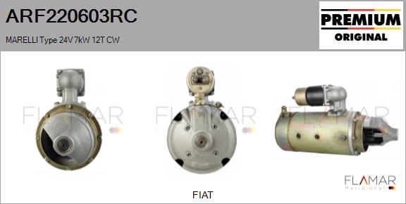 Starter ARF220603RC FLAMAR