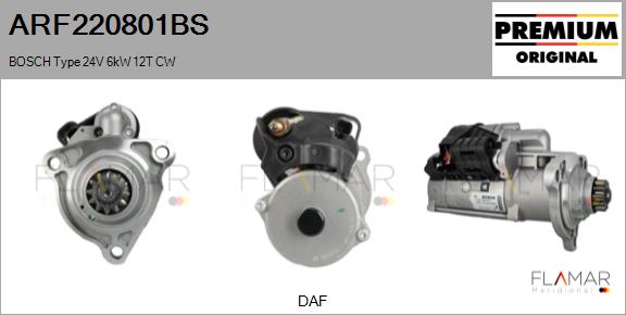 Starter ARF220801BS FLAMAR
