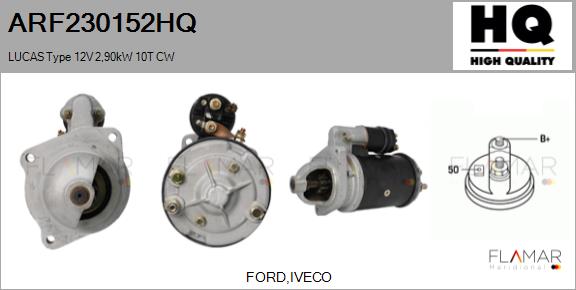 Starter ARF230152HQ FLAMAR