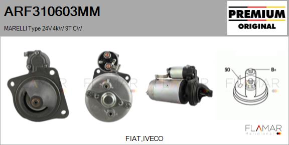 Starter ARF310603MM FLAMAR