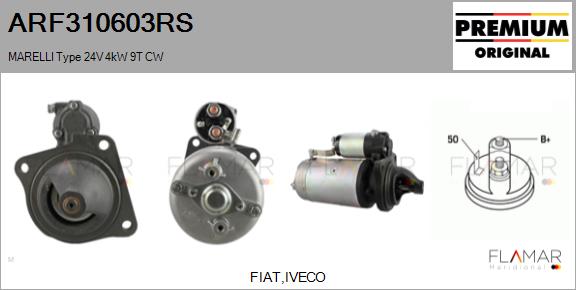 Starter ARF310603RS FLAMAR