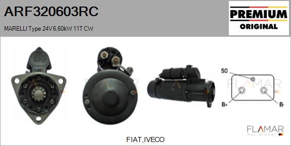 Starter ARF320603RC FLAMAR