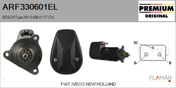 Starter ARF330601EL FLAMAR