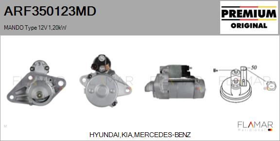 Starter ARF350123MD FLAMAR