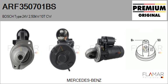 Starter ARF350701BS FLAMAR